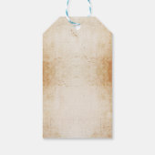 Dank u Label Rustieke Skulls Favor Labels Bruiloft Cadeaulabel (Achterkant)