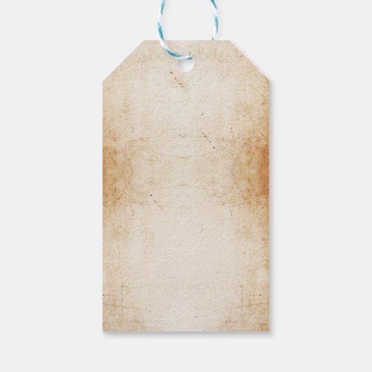 Dank u Label Rustieke Skulls Favor Labels Bruiloft Cadeaulabel (Achterkant)