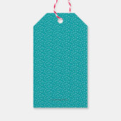 Dank u labels | Dinosaur Party - lichtblauw Cadeaulabel (Achterkant)