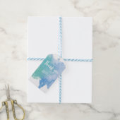 Dank u labels | Favoriete labels | Aqua Waterverf Cadeaulabel (Met Touw)