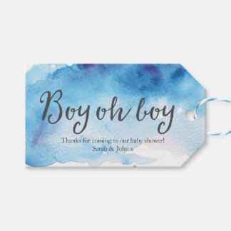 Dank u labels | Favoriete labels | Blauwe Waterver Cadeaulabel