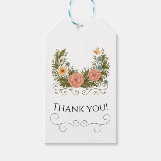 Dank u labels — Ik waardeer het Cadeaulabel (Voorkant)