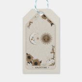 Dank u Labels Tarot bruiloft sterren uitlijnen zon Cadeaulabel (Achterkant)