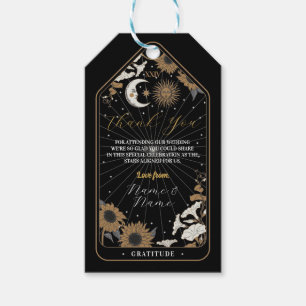 Dank u Labels Tarot bruiloft sterren uitlijnen zon Cadeaulabel