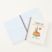 Dank u leraar - oprechte waardering geschenk notitieboek (Binnen)