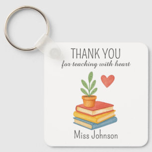 Dank u leraar - oprechte waardering geschenk sleutelhanger