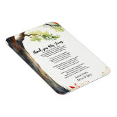 dank u leraar Waardering papaver boom gedicht Magneet (Rechterzijde)