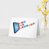 Dank u, leraar - woorden uit tablet kaart (Gele Bloem)