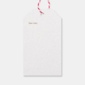 Dank u lieve waterverf bloemmotief cadeaulabel (Achterkant)