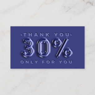 Dank u Logo QRCODE 30%OFF Kortingscode Marine Visitekaartje