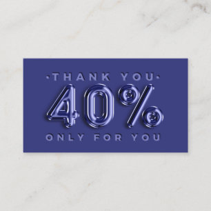 Dank u Logo QRCODE 40%OFF Kortingscode Marine Visitekaartje