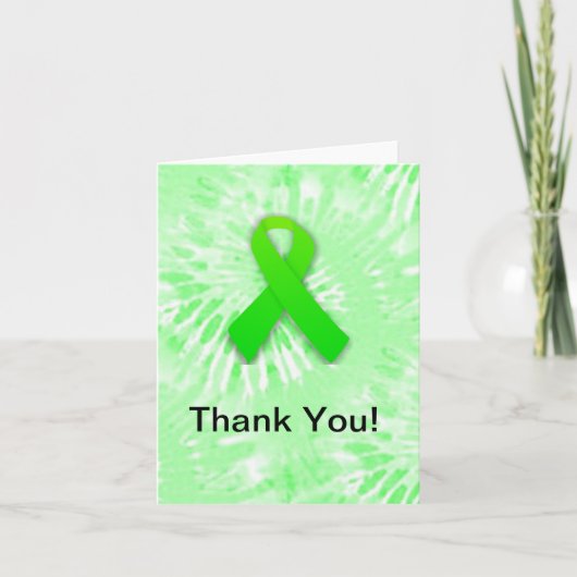 Dank u Lyme Awareness Notecards Bedankkaart (Voorkant)