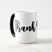 Dank u! magische mok (Voorkant links)