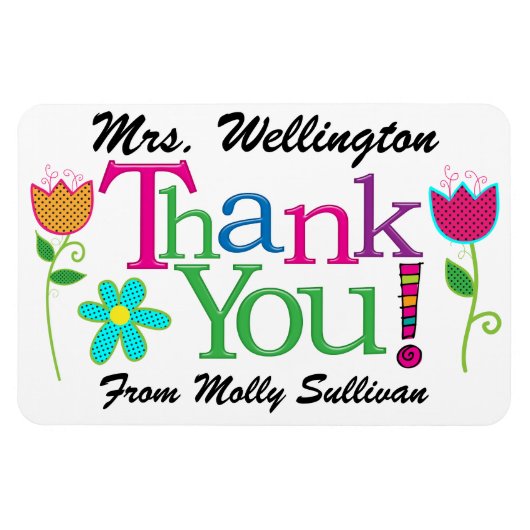 Dank u Magnet Magneet (Horizontaal)