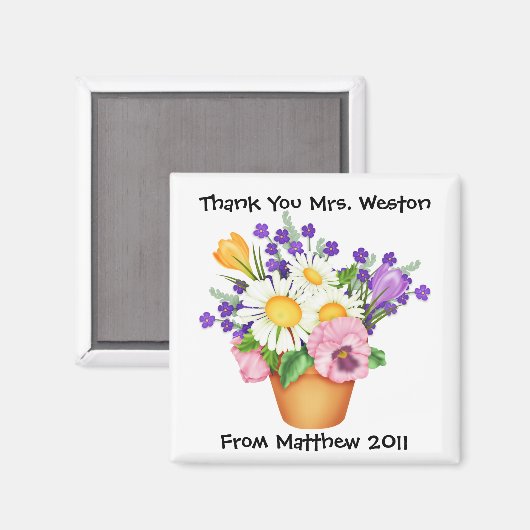 Dank u Magnet Magneet (Voorkant / Achterkant)