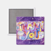 Dank u Magnet Magneet (Voorkant / Achterkant)