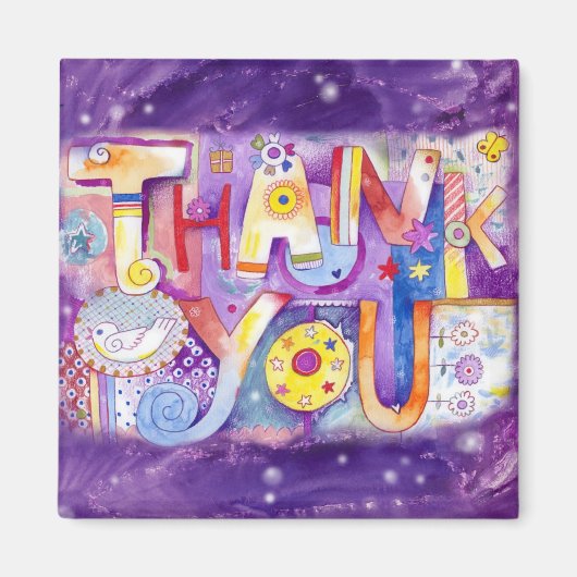 Dank u Magnet Magneet (Voorkant)