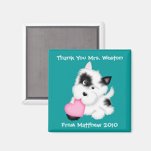 Dank u Magnet Magneet (Voorkant / Achterkant)