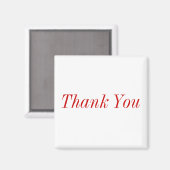 Dank u Magnet Magneet (Voorkant / Achterkant)