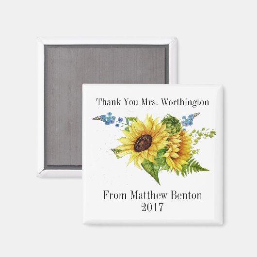 Dank u Magnet Magneet (Voorkant / Achterkant)