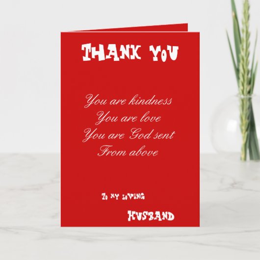 Dank u man begroetings kaarten (Voorkant)