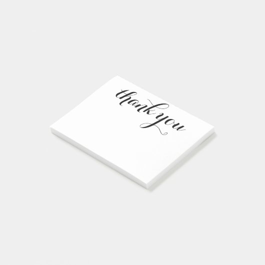 Dank u Manuscript 4 x 3 Post-it® Notes (Schuin)