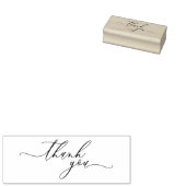 Dank u manuscript eenvoudige handtekeningsverpakki 	rubberstempel (Gestempeld)