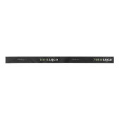 Dank u Manuscript Uw BedrijfsLogo Zwart Lint (Voorkant)