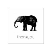 DANK U MET ELEPHANT WOOD ART STAMP RUBBERSTEMPEL (Afrduk)