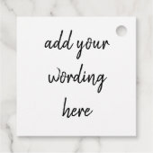 Dank u Mint Vrijwilligerswerk Inzet Bedankjes Labels (Achterkant)