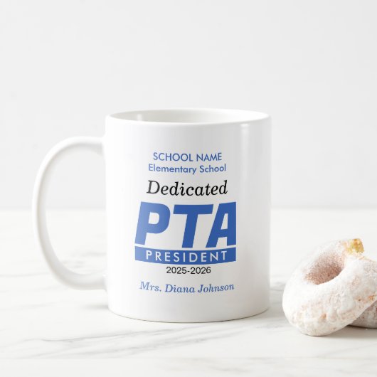 Dank u Mok voor School PTA / PTO (Met donut)