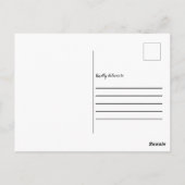 Dank u mooie make-up artiest lippenstift briefkaart (Achterkant)