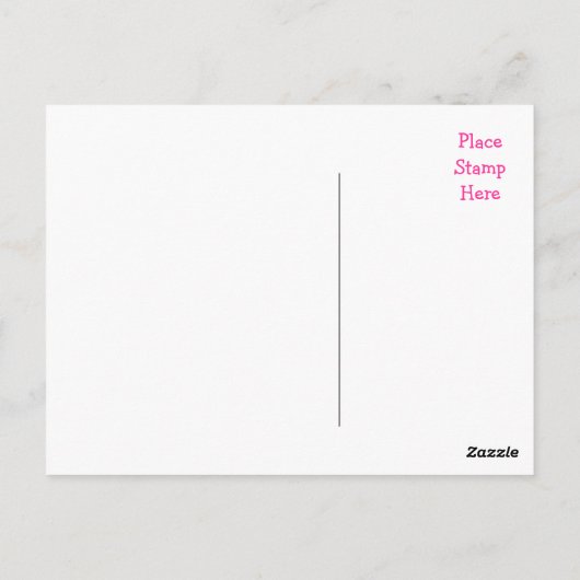 Dank u net het gehuwde Briefkaart (Achterkant)