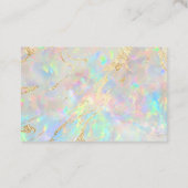 Dank u nieuwe opal textuur visitekaartje (Achterkant)