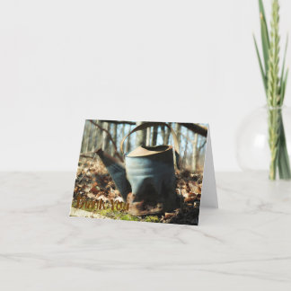 Dank u nota nemen van bedankkaart