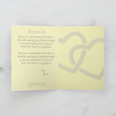 Dank u nota nemen van bedankkaart (Binnen)