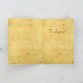 Dank u nota nemen van - Keltische Godin Etain Bedankkaart (Binnen)