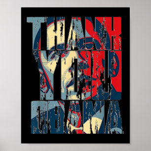 Dank u Obama T Shirt - _1 Poster