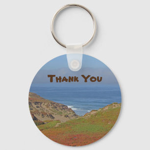 Dank u Ocean Landscape Foto Beach appreciation Sleutelhanger