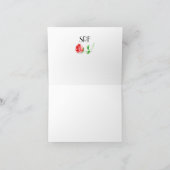 Dank u of Lege Nota Notitiekaartje (Binnen)