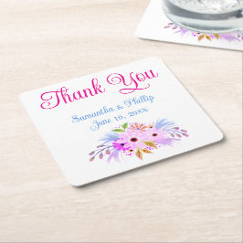 Dank u onderzetter bruiloft gunst