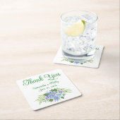 Dank u onderzetter bruiloft gunst groene boom (Insitu)