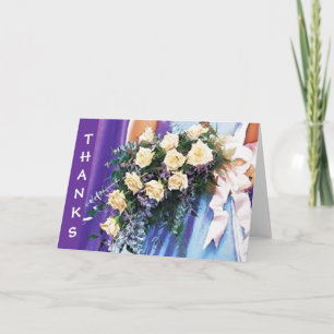 Dank u, opmerkingen bedankkaart