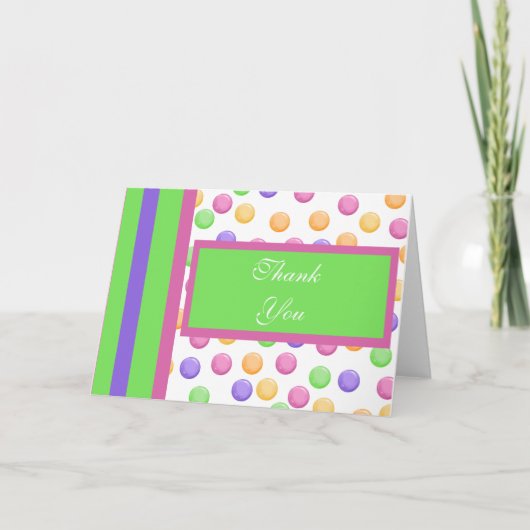 Dank u, opmerkingen bedankkaart (Voorkant)