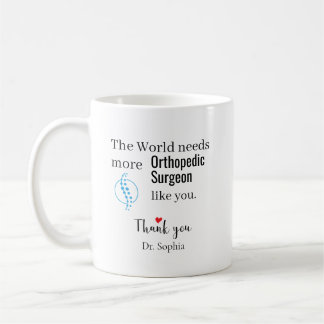 Dank U Orthopedisch Chirurg Aangepaste Naam Koffiemok