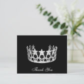 Dank u Pageant Crown Briefkaart (Staand voorkant)