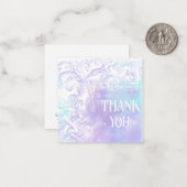 *~* DANK U Pastel kant AP62 Flat Note Kaart Notitiekaartje (Voorkant / Achterkant in situ)