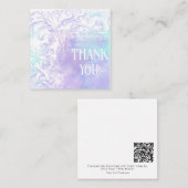 *~* DANK U Pastel kant AP62 Flat Note Kaart Notitiekaartje (Voorkant / Achterkant)