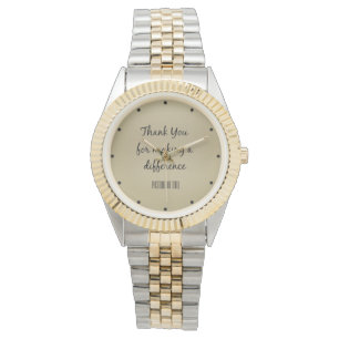 Dank u pastoor horloge