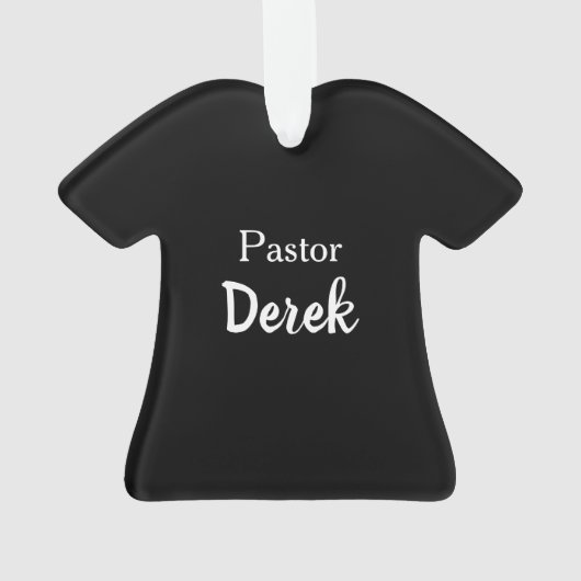 Dank u pastoor ornament (achterkant)